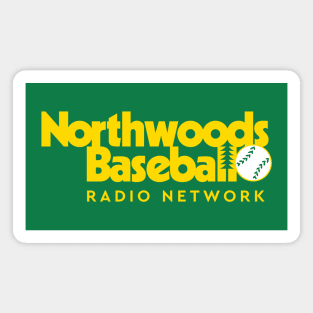 Northwoods Baseball Radio Network Magnet